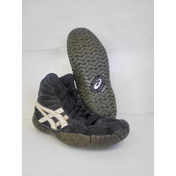 Custom 2008 Rulon Wrestling‎ Shoes Black Gold Men\'s Sz 7.5 (Fit Big) Rulons RARE main image 4